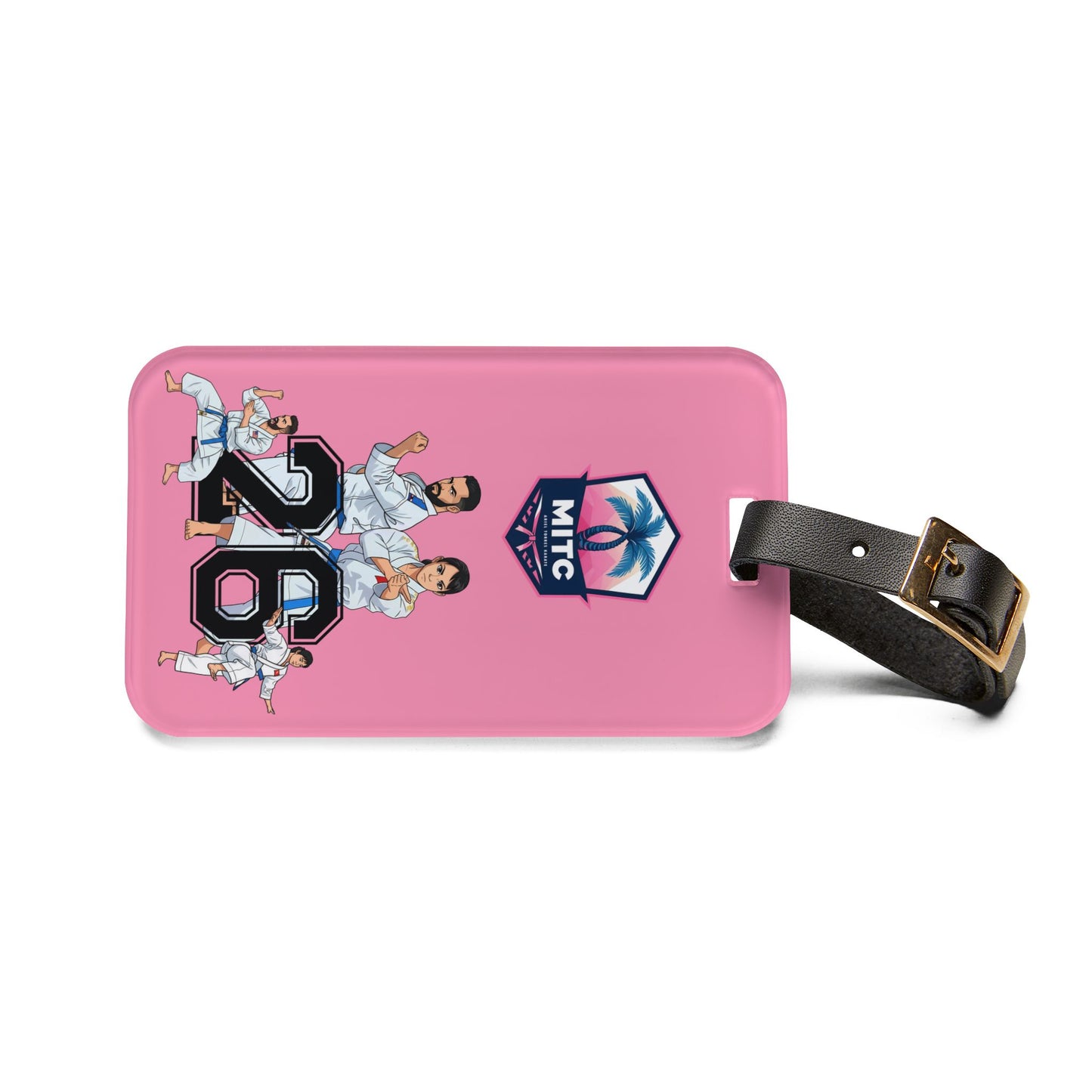 MITC 2026 Edition - Luggage Tag — Pink Martial Arts Team Design with '26' and MITC Logo