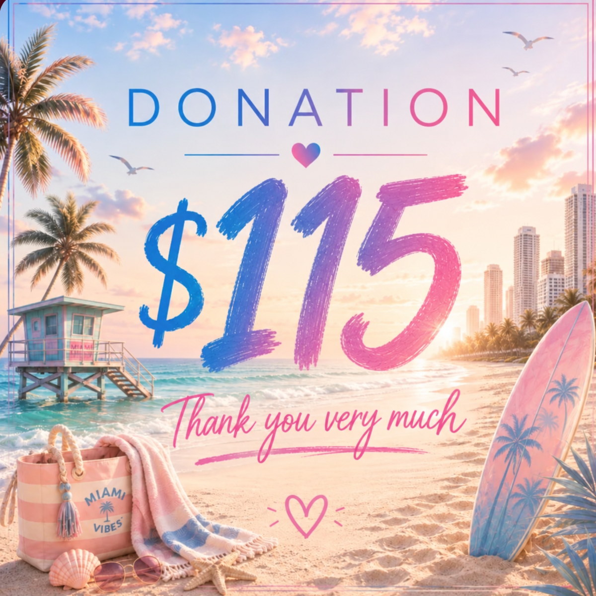 Donation $115