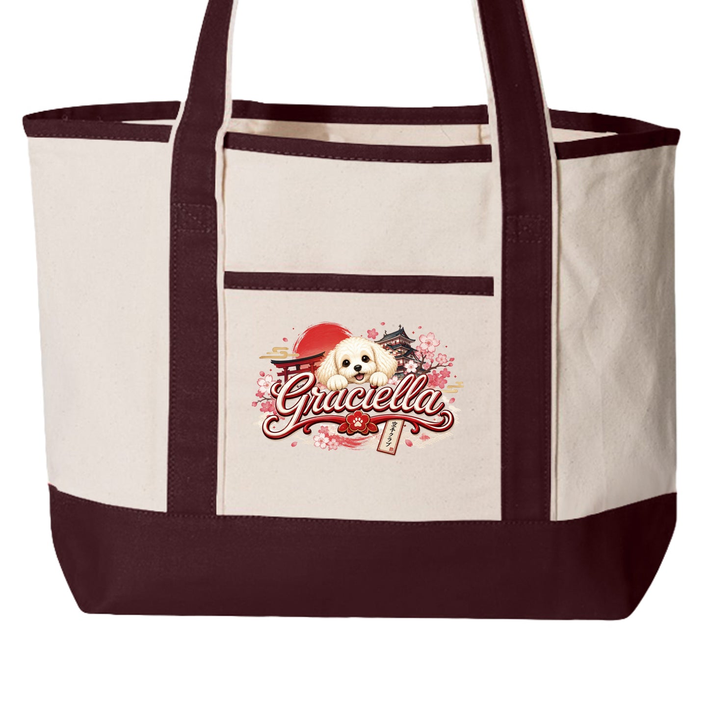 Natural/ Maroon - Q125800 - FRONT