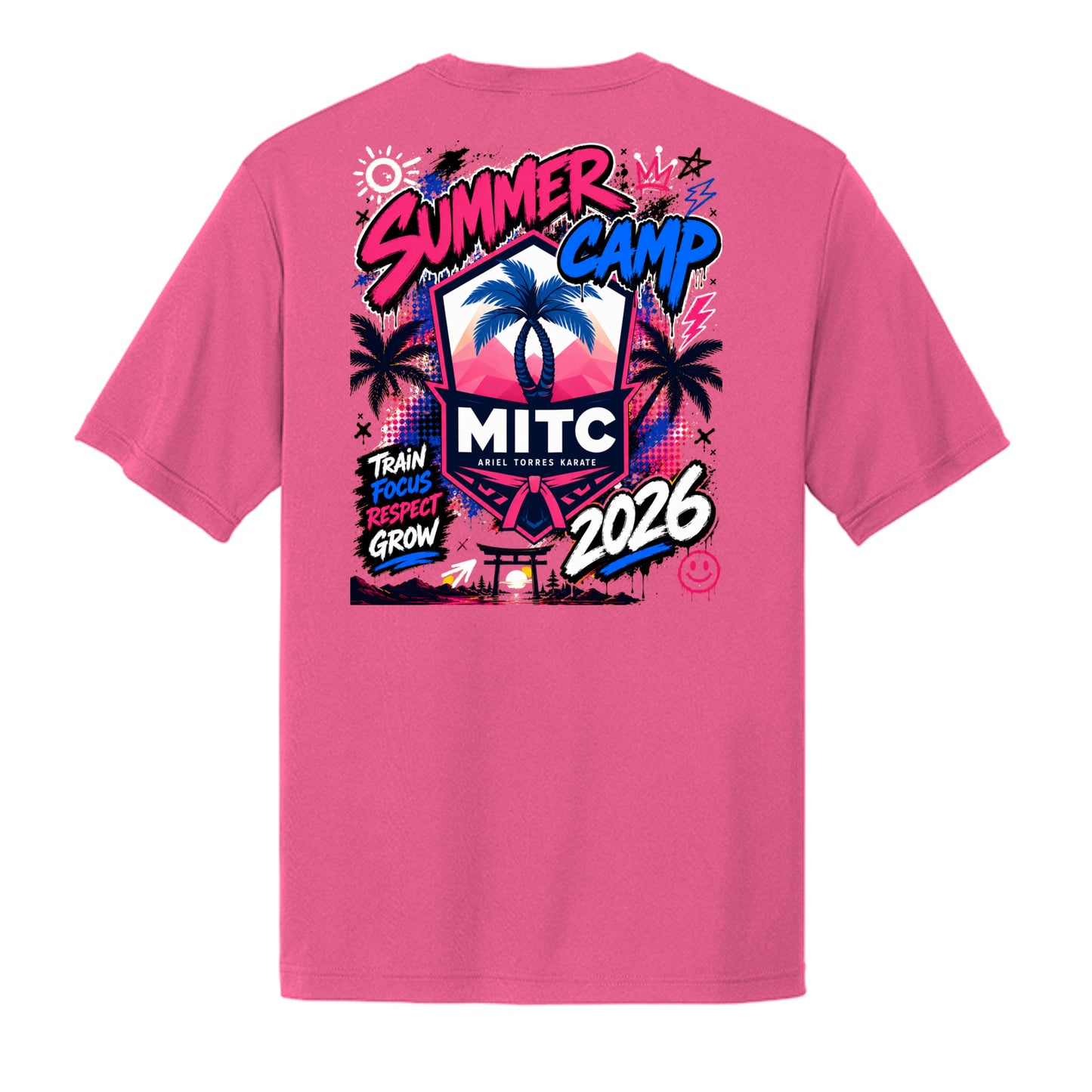 Neon Pink - ST350 - BACK