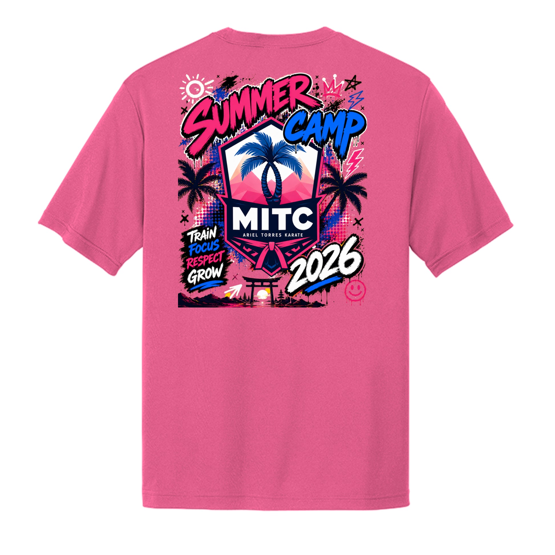 Neon Pink - ST350 - BACK